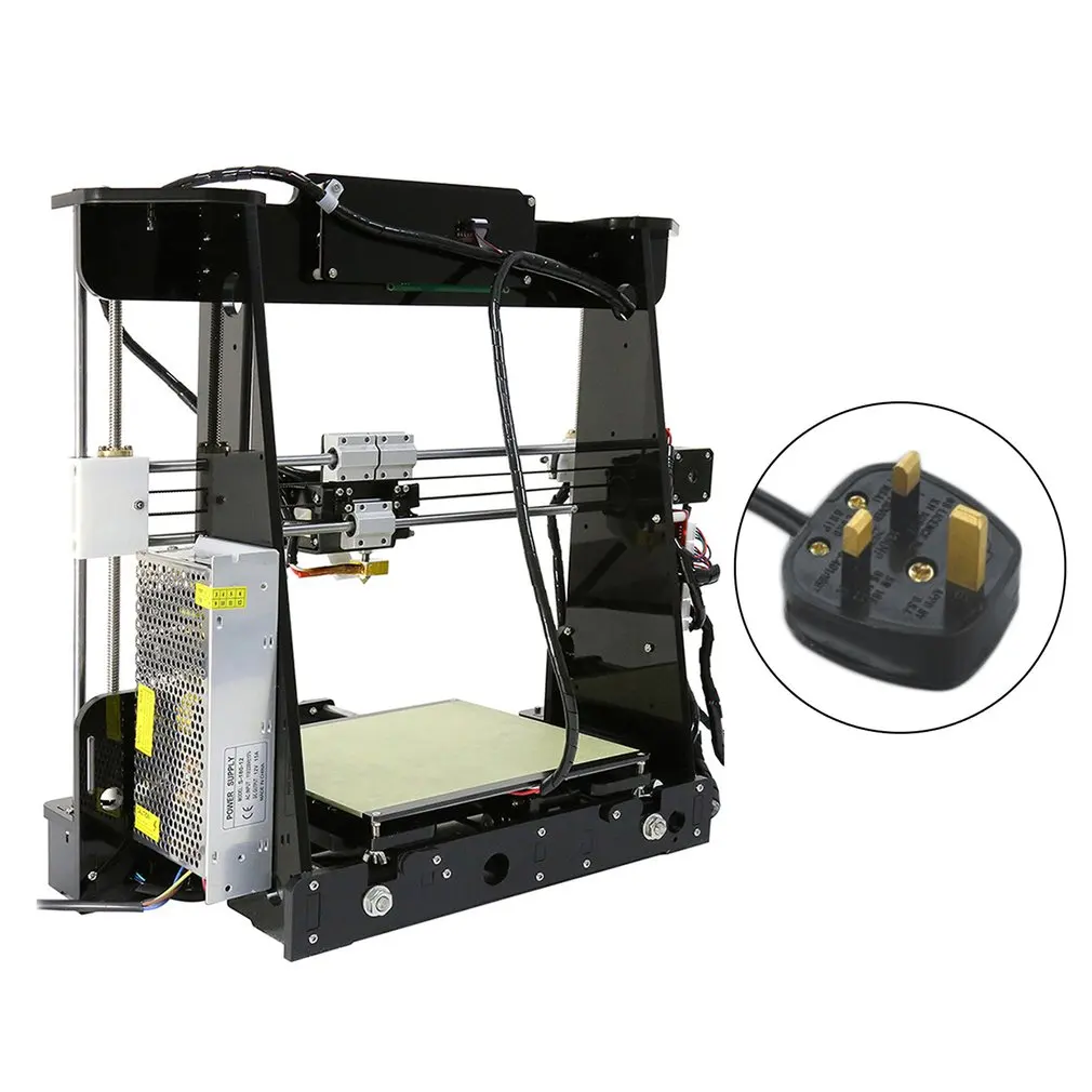 

Anet A8 3D Printer High-precision LCD Display Acrylic Frame Aluminum Hotbed DIY 3D Printing Machine Kit With 10m Filament