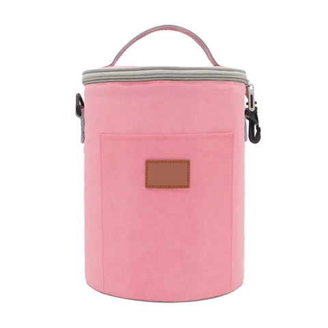 Bolsa de Almoço à Prova de Vazamento Mochila com Alça de Ombro Isolado Recipiente Refrigerador Escritório Escola Almoço