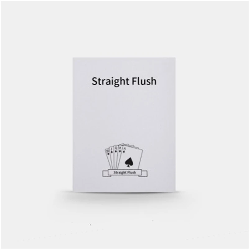 

Straight Flush Magic Tricks Card Instantly Change Magia Magician Close Up Street Illusions Gimmick Props Mentalism Comedy