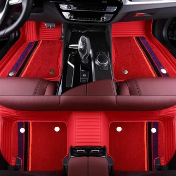 

Custom fit car floor mats for Jaguar F-type F-pace XE XF XJ XJL XK 3D car styling Non-slip carpets rugs liners