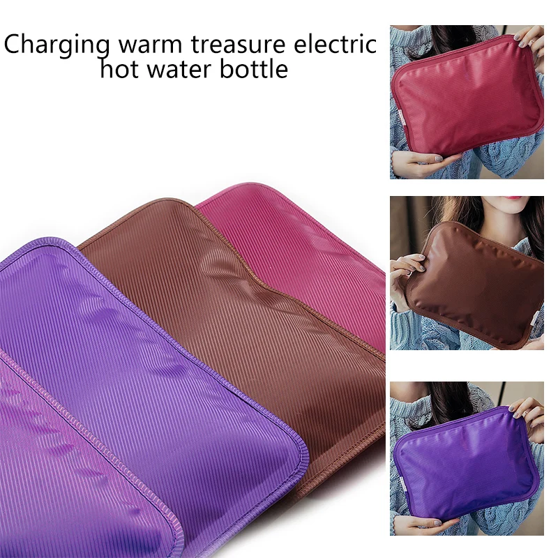 

Soild Color Hot Water Bottles Portable Rechargeable Winter Warm Water Bottle Hand Warmer Girls Pocket Hand Feet Hot Water Bag