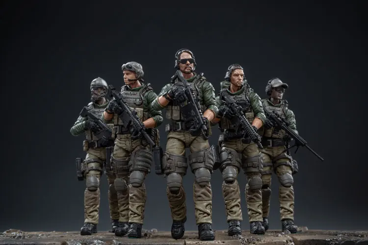 JoyToy 1/18 Expeditionary Army ПВХ 5 фигурки 10 см сейчас