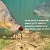 6pcs Carp Fishing Hair Rigs Ready Made Carp Fishing Hook Size 2#4#6#8 Fishing Tackle Equipment Accessories Pesca 5