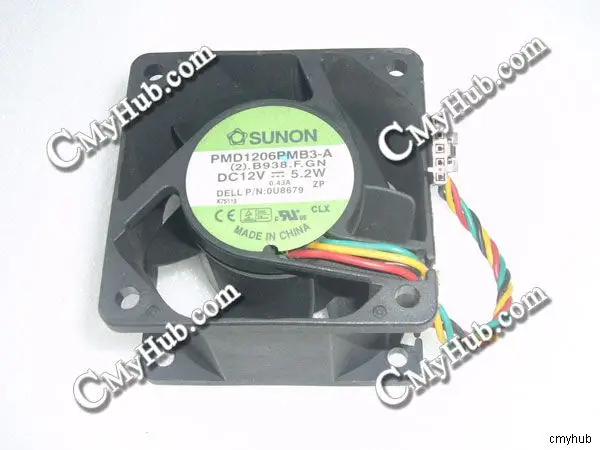 Для SUNON PMD1206PMB3-A(2). B938.F. GN DC12V 5,2 W 6038 6 см 60 мм 60x60x38 мм 5Pin Вентилятор охлаждения