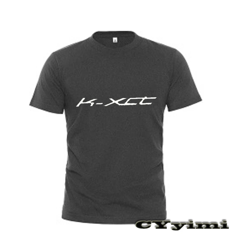 For KYMCO K-XCT 125 300 400  T Shirt Men New LOGO T-shirt 100% Cotton Summer Short Sleeve Round Neck Tees Male