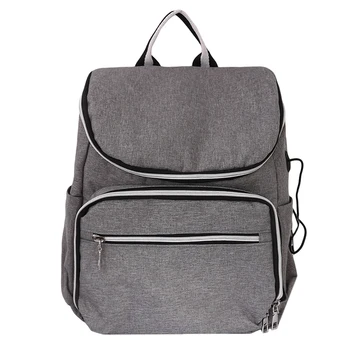 

Multifunctional Backpack Large Capacity Organizer USB Charging Port With Nursery Bottle Thermal Bag Simple Portable Backpack New