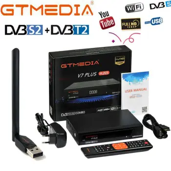 

Gtmedia V7 PLUS 1080P Digital Receptor DVB-S2 DVB-T2 Satellite Receiver Decoder WiFi Youtube Tv Tuner Satellite Receiver