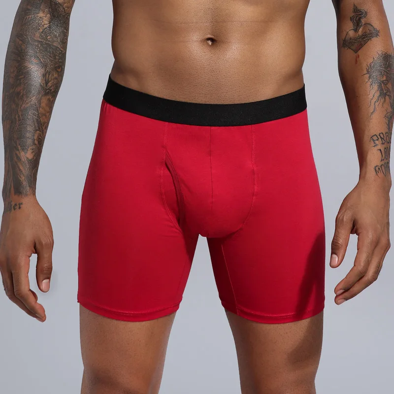 mens designer boxers sale Panties Men Boxers Long Underwear Cotton Man Plus Size Shorts Boxer Breathable Shorts Mens Boxers Underpants Hombres Boxeador sexy men's panties Boxers