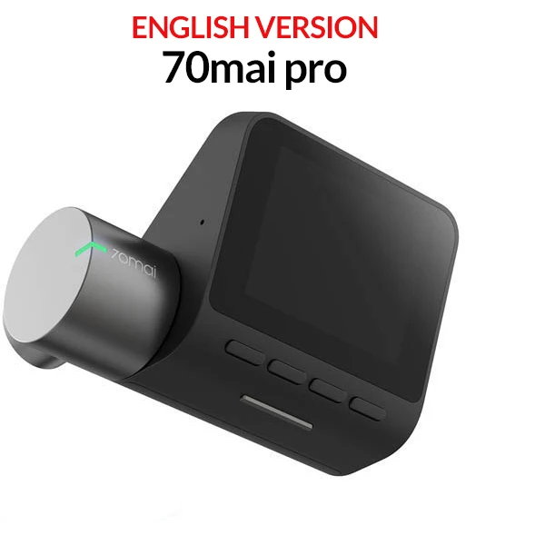 English Version 70mai Dash Cam Pro Smart car dvr камера Wifi 1944P HD gps ADAS Голосовое управление монитор парковки 140FOV камера ночного видения - Название цвета: English Version