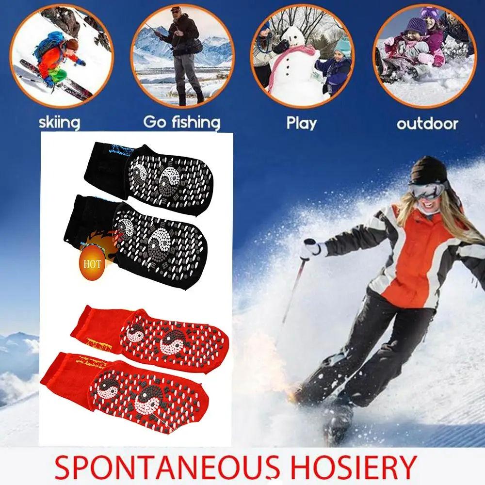 

Tourmaline Health Care Deodorize Self Heating Soft Sports Magnetic Therapy Warm Wear Resistant Stimulate Washable Adult Socks