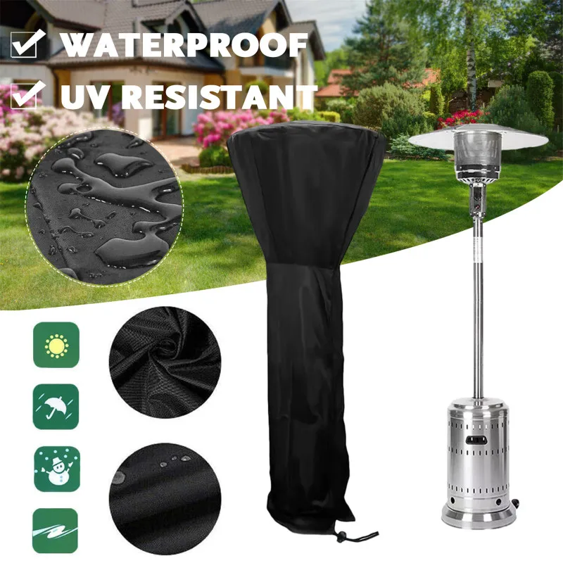 Heavy Duty Waterproof Gas Pyramid Patio Heater Cover Outside Furniture Protector All Purpose