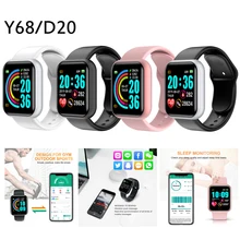 

D20 Smart Watch Men Women Sleep Quality Blood Pressure Heart Rate Monitor Pedometer Sports Tracker Call Notification SmartWatch