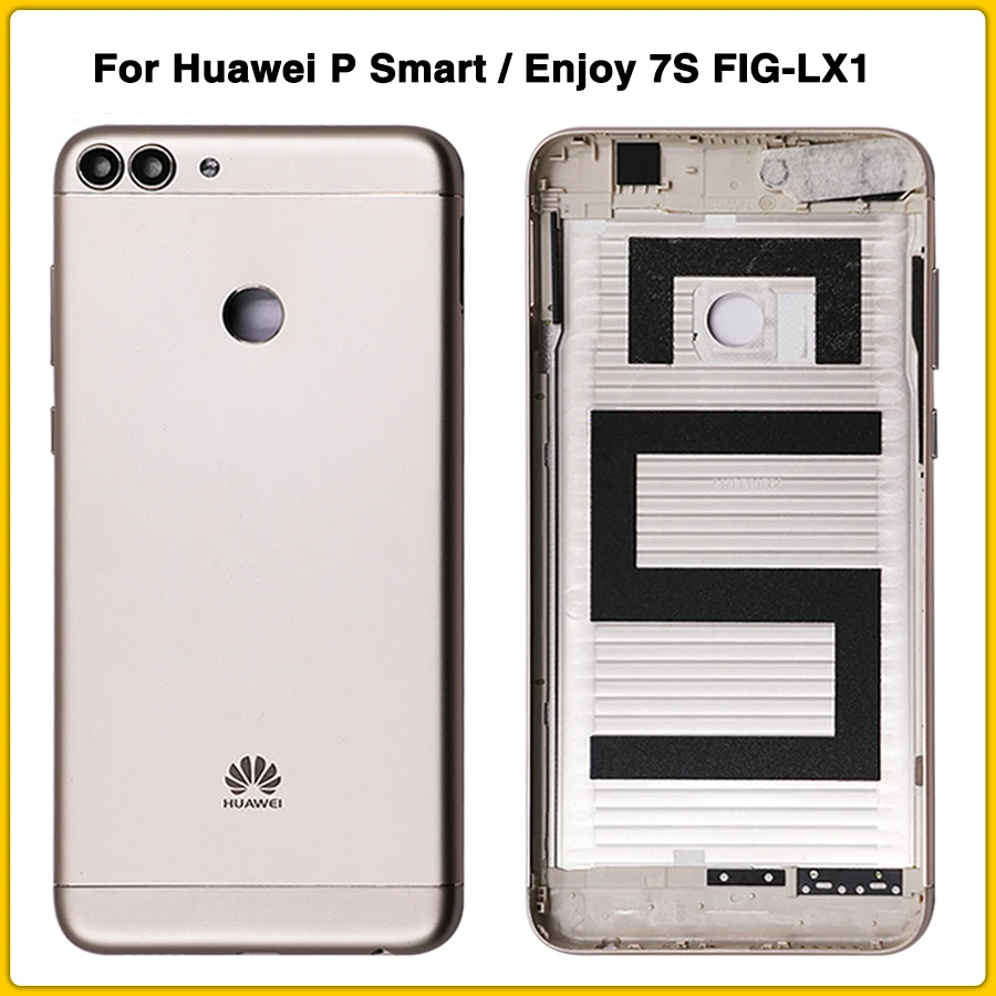 P умный задний Чехол для huawei P Smart/Enjoy 7S FIG-LX1 FIG-LA1 FIG-LX2 LX3 5," задняя крышка для батареи задняя крышка для двери