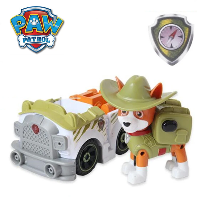 Paw Patrol робот собака Patrulla Canina Juguete Аниме Фигурка автомобиль пластиковая игрушка фигурка модель детские игрушки для детей Подарки