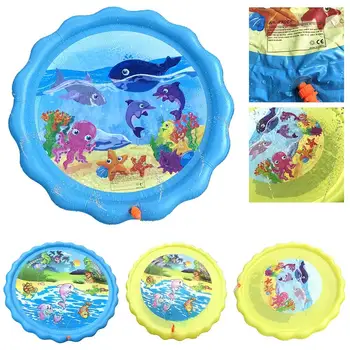 

Summer Kids Sea Animal Inflatable Sprinkle Splash Mat Water Spray Game Pad Toy perfect gifts for Outdoor family Game