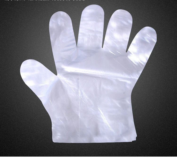 100PCS/Set Food Plastic Gloves Disposable Gloves Restaurant Eco-friendly Food Gloves Fruit Vegetable Gloves Kitchen accessories