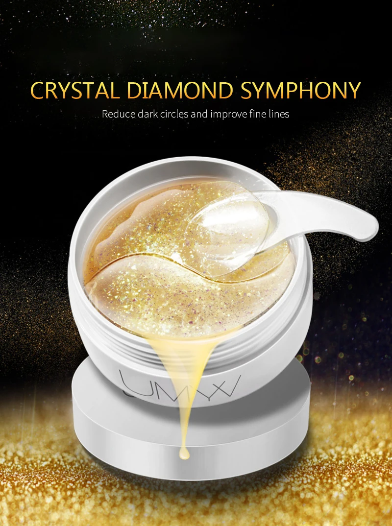 Eye Patches Mask Under Eye Collagen Face Skin Care Hyaluronic Acid Gel Anti-Wrinkle Anti-Aging Remove Dark Circles Eye Bag TSLM1