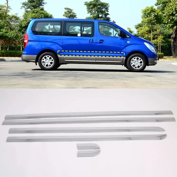 

Fit for Hyundai Grand Starex / i800 2008-2020 Car Styling ABS Car Side Door Body Molding Cover Trim 6pcs Accessories