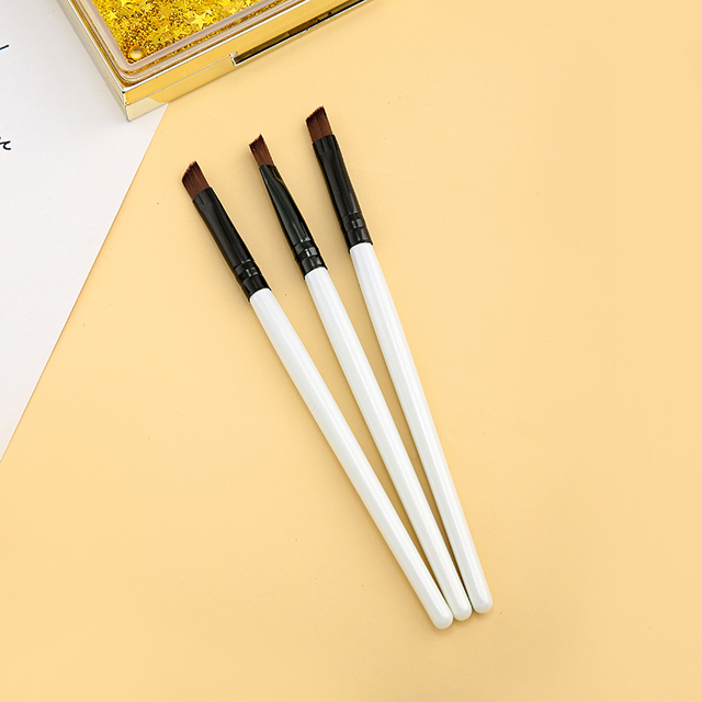 Eyebrow Inclined Flat Angled Brush Eyebrow Brush Eyeliner Eyeshadow Eye Brow Makeup Tool Professional Cosmetic Brushes
