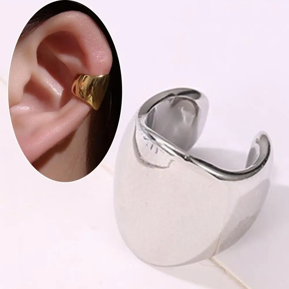 Ear Clip Earrings 1PC Women's Punk Half Circle Warp Clip Chic Gift