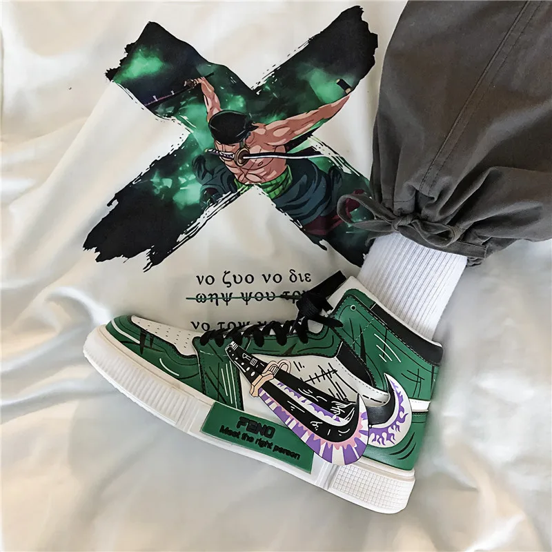 

Back to the Future MEN'S SHOES AJ1 Barb Air Force Deconstruction High-top Board Shoe One Piece Joint Shoes Popular Brand Sauron