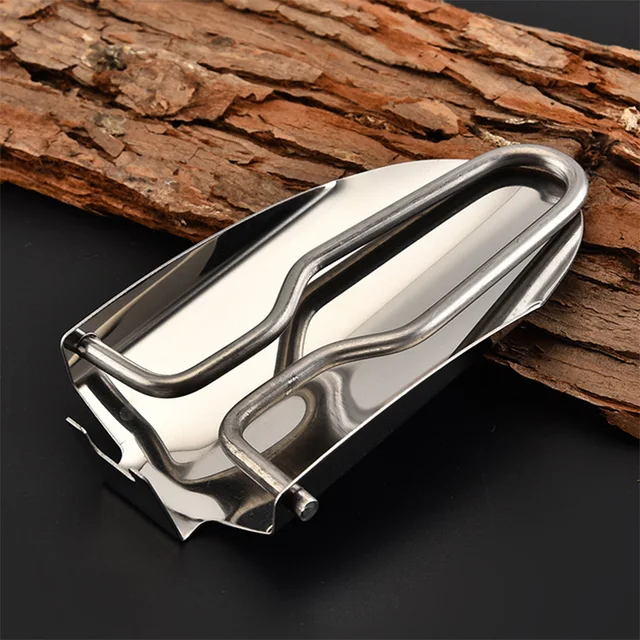 Delicatív Hordozható Bonsai Összecsukható Lapát Zamatos Növényi Szerszám Virág Emeli Mini Kertészeti Eszközök Rozsdamentes Acél Lapáttal - Image 2