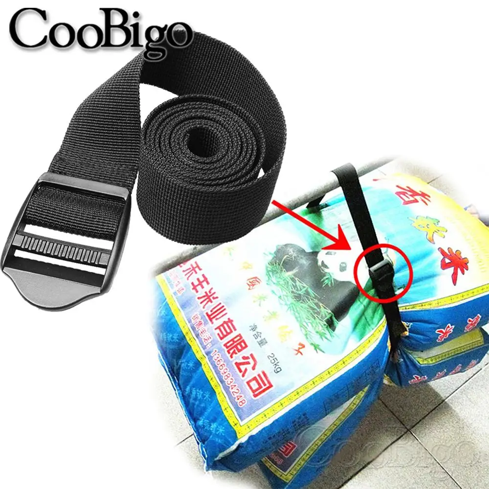 Webbing Strap Textile Band Tape Slide Buckle Luggage Packing Camping Tent Tie Backpack Lash Polypropylene 25-50mm luggage packing strap polypropylene webbing tape