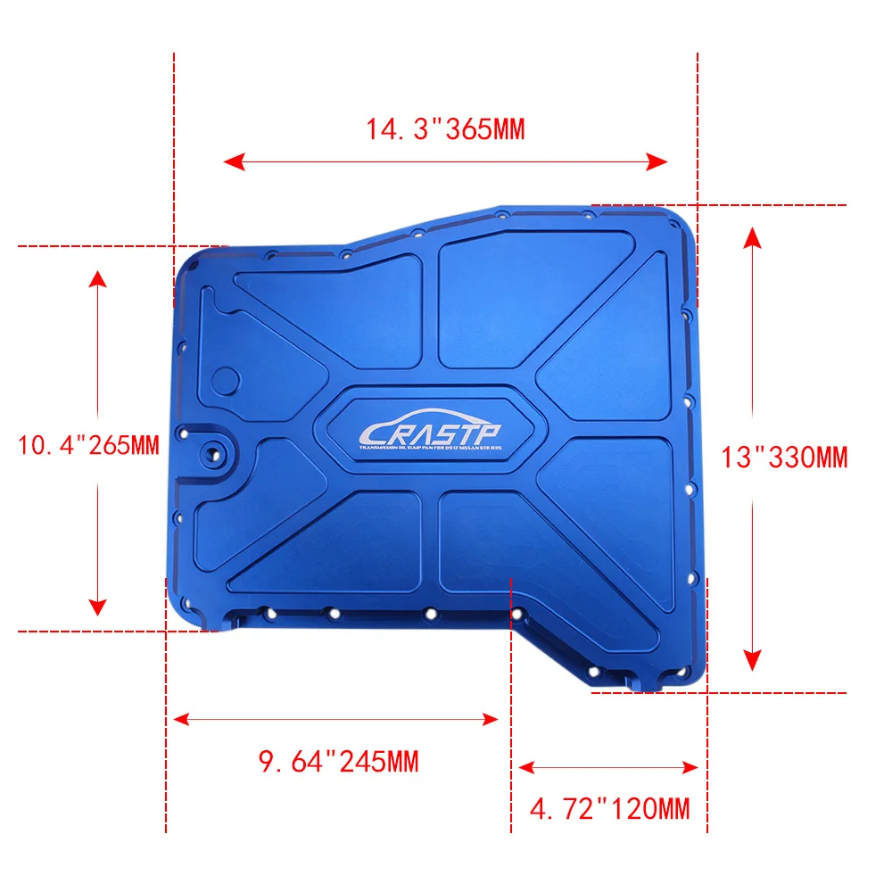 RASTP-алюминиевая коробка передач масляный поддон двигателя коробка передач масляный поддон для Nissan для GT-R 09-19 R35 VR38 RS-LCA014