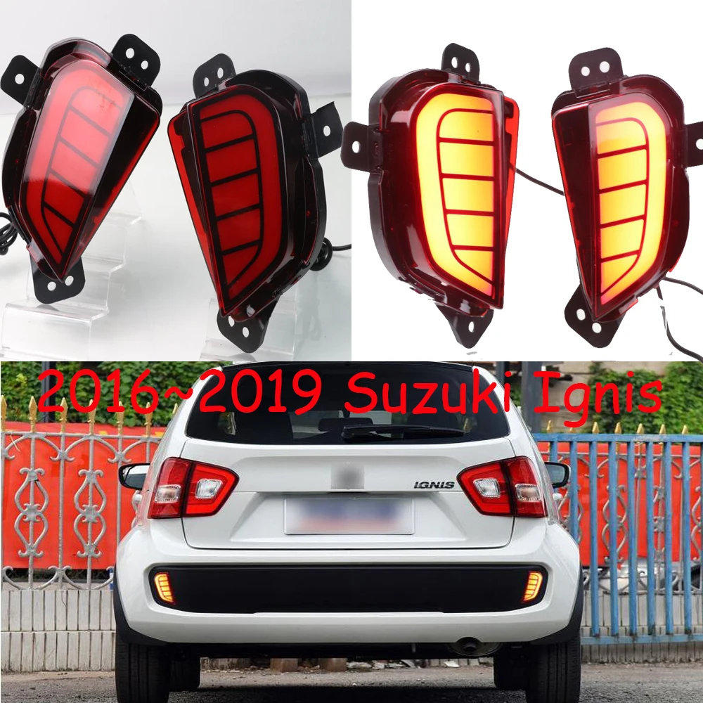 2 шт. передний бампер автомобиля противотуманных фар для suzuki ignis задний