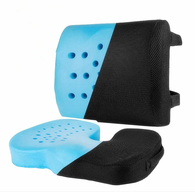 Orthopedic Hemorrhoid Seat Cushion Memory Foam Car Seat Cushion Set