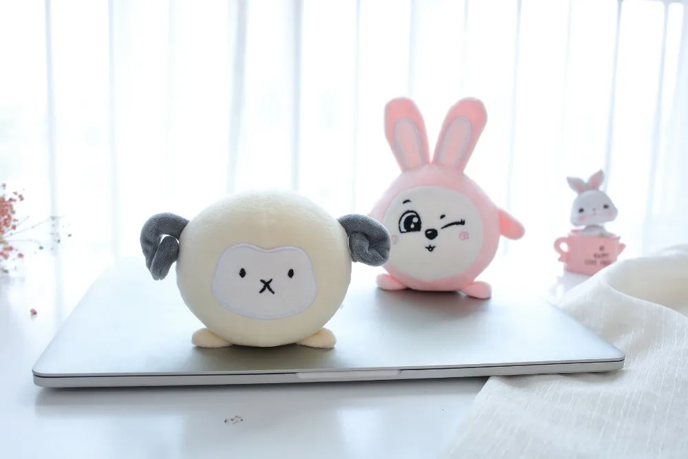 Круглый Мультфильм Животных Мяч Декомпрессии kawaii Кролик Шиба ину плюшевые куклы Рождество Творческий забавный подарок, чтобы отправить мальчиков и девочек