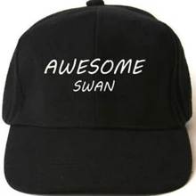 Потрясающая Персонализированная бейсболка с лебедем, рождественский подарок