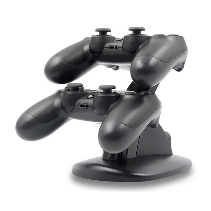 WUIYBN PS4 контроллер Зарядное устройство Док-станция светодиодный двойной USB Подставка для зарядки колыбели для sony Playstation 4 PS4 Pro тонкий контроллер