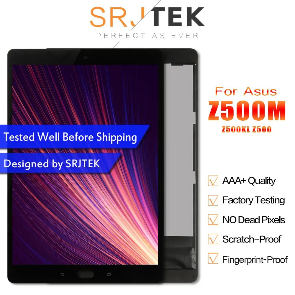 SRJTEK для ASUS ZenPad 3S 10 Z500M P027 Z500KL P001 Z500 ЖК-дисплей матрица сенсорный экран дигитайзер