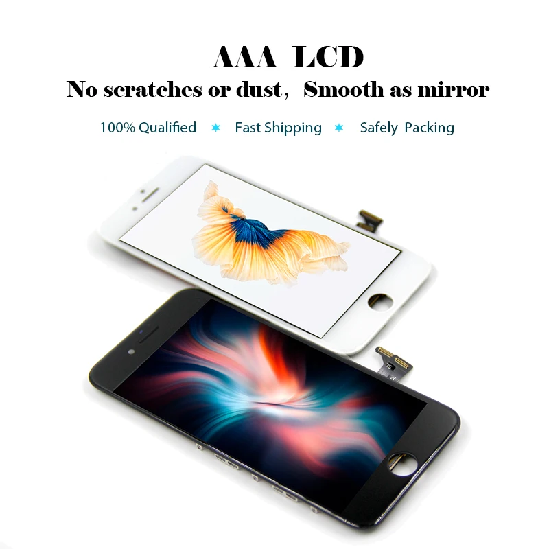 Черный и белый для iPhone 7 ЖК дисплей с сенсорным экраном дигитайзер совместим 4
