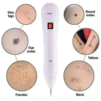 

Skin Care Dark Spot Removal Pen Freckle Remove Machine Face Wart Nevus Tattoo Dot Mole Remover Pen Salon Home Beauty Care