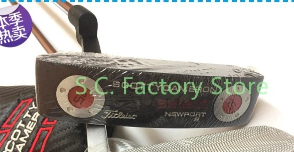 По DHL. Клюшка для гольфа для левой руки NewPort2 SquareBack выберите happy dog Putter NewPort 2 CNC technology - Цвет: 01