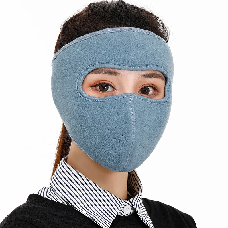 Теплый зимний лыжный шарф мотоциклетная маска для лица для спорта на открытом воздухе защита шеи мотоциклетная маска для лица - Цвет: mask blue