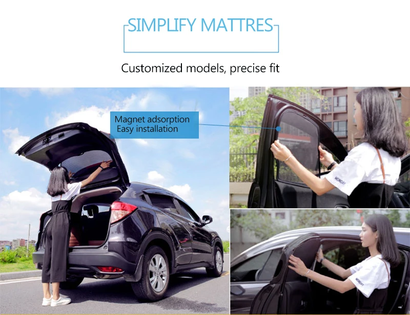 BARNOV автомобиль Специальный занавес оконные шторы сетка тени слепой на заказ для KIA KX3 KX5 KX7 KX-CROSS Rio Soul OPTIMA