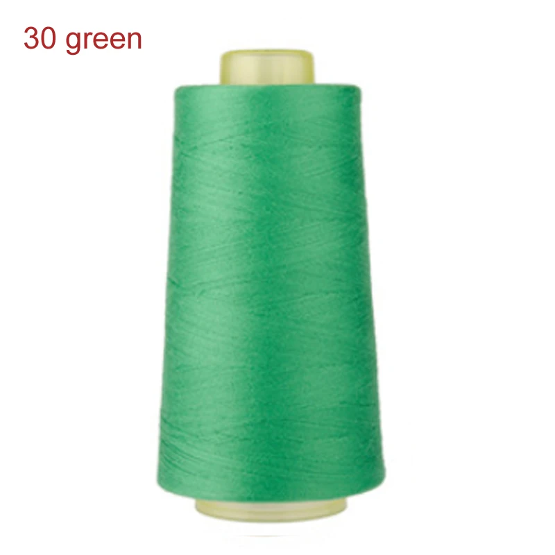 3000 ярдов Длина швейная нить 40 S/2 нити полиэфирная нить многоцветная катушка Швейные аксессуары - Цвет: 30 green