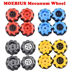 MOEBIUS rueda Omni de 60mm para Arduino, llanta de 60mm, Compatible con Motor TT, piezas de juguete de vástago de Robot DIY, 2020