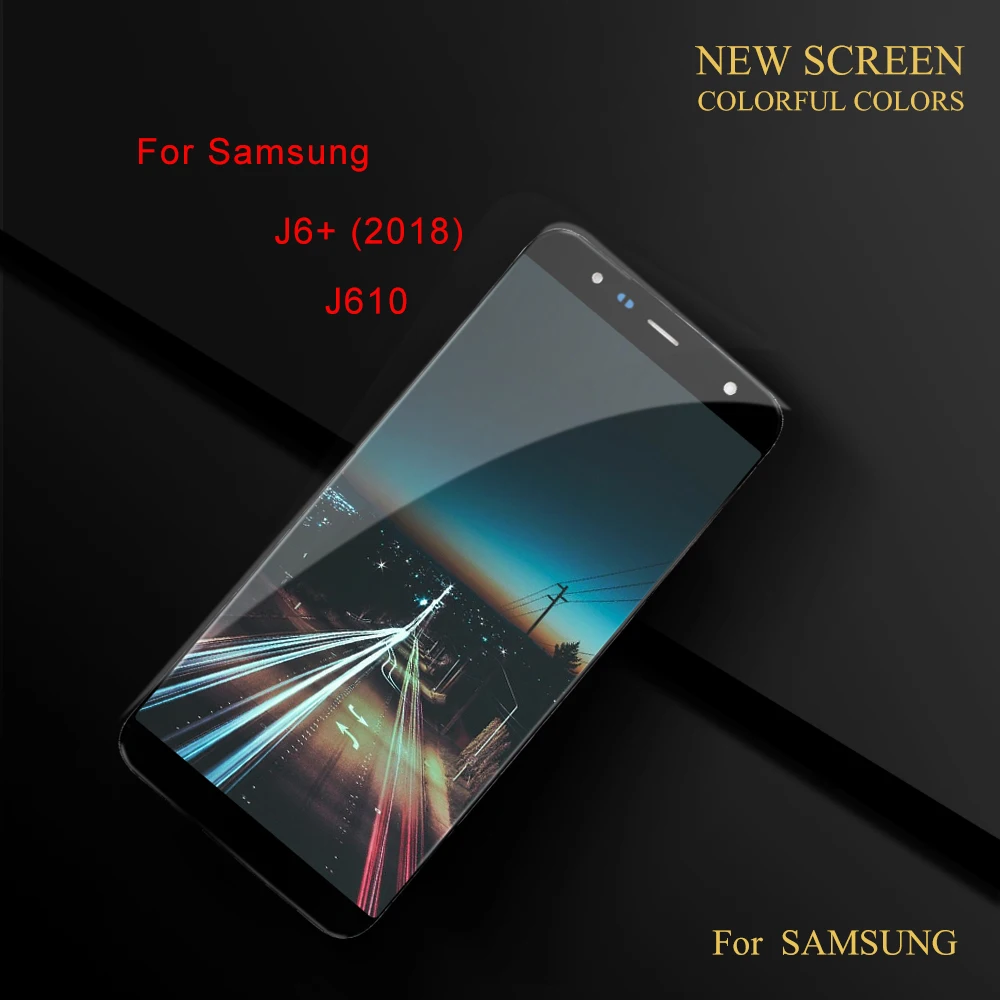 IREPARTS запасной ЖК-дисплей для samsung Galaxy J6+ J610 сенсорный экран дигитайзер SM-J610F J610G 6 ''J6 Plus Pantalla