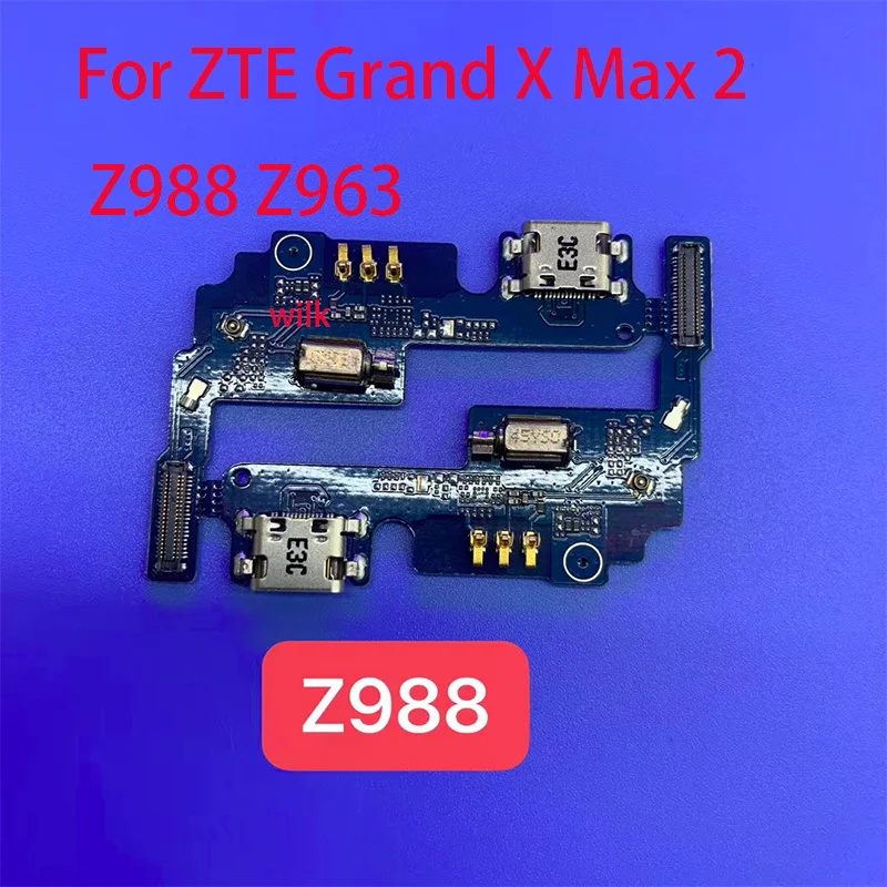 Новая плата зарядного устройства USB для ZTE Grand X Max 2 Z988 Z963 USB-порт зарядки док-разъем
