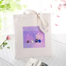 Фиолетовая серия сумки вместительная сумка для покупок сумка на заказ Печать текстовый логотип DIY ежедневное использование экологическая многоразовая утилизация холста