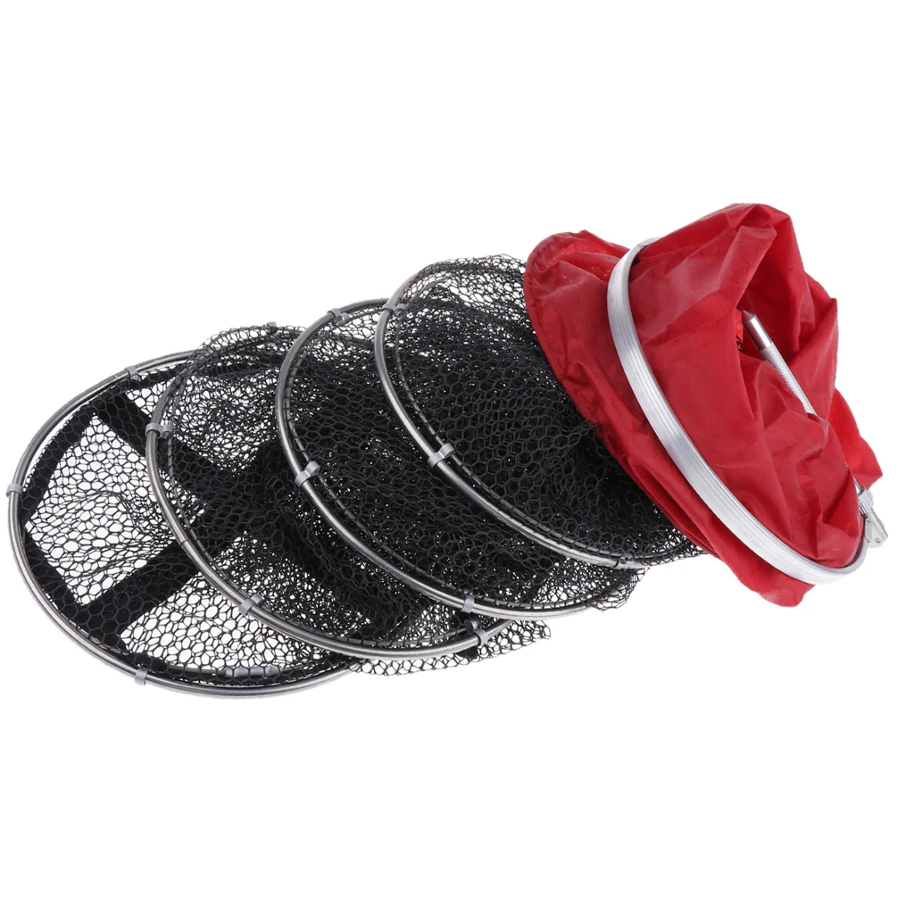 5 Layers Folding Fishing Net Wire Basket Fishing Tackle Cage Fish Storage Net Fishing Equipment with Storage Bag 2m 2.5m