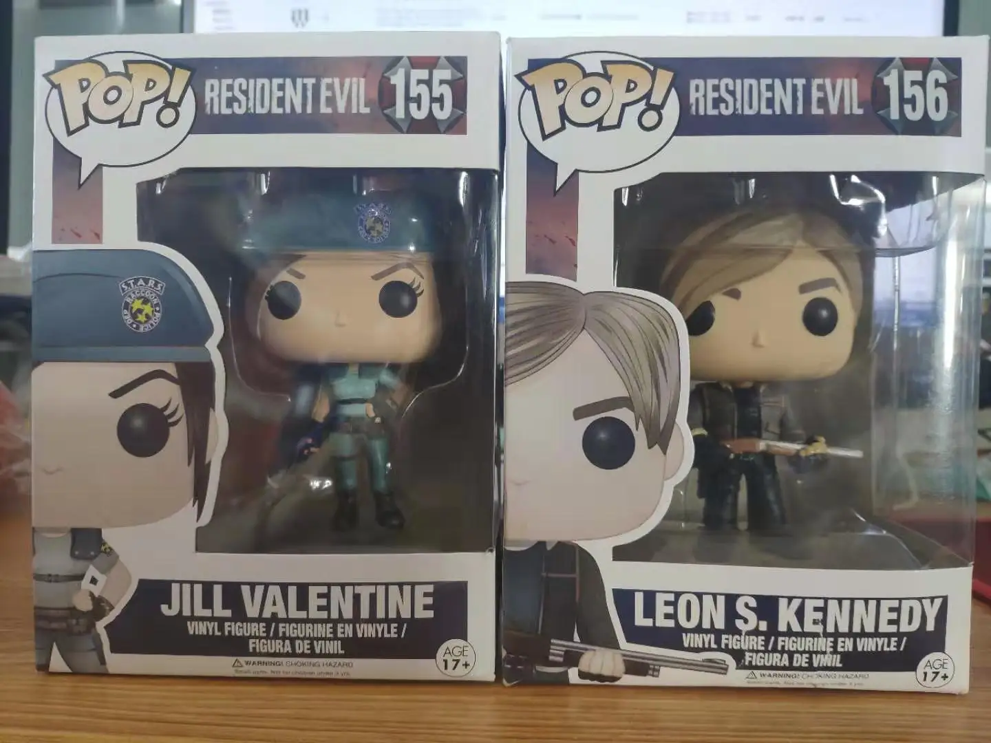 Funko Pop EVIL Character Jill Valentine& NEMESIS 10 см Виниловая фигурка игрушки