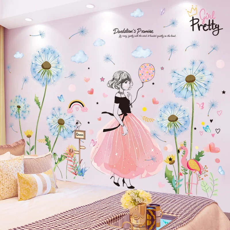 flower wall baby nursery