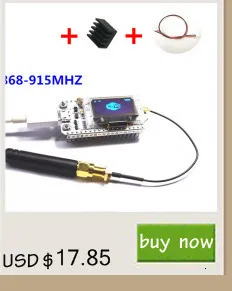 2 шт 868 МГц-915 МГц SX1276 ESP32 LoRa 0,96 дюймовый синий oled-дисплей Bluetooth wifi Lora Kit 32 V2 макетная плата для Arduino