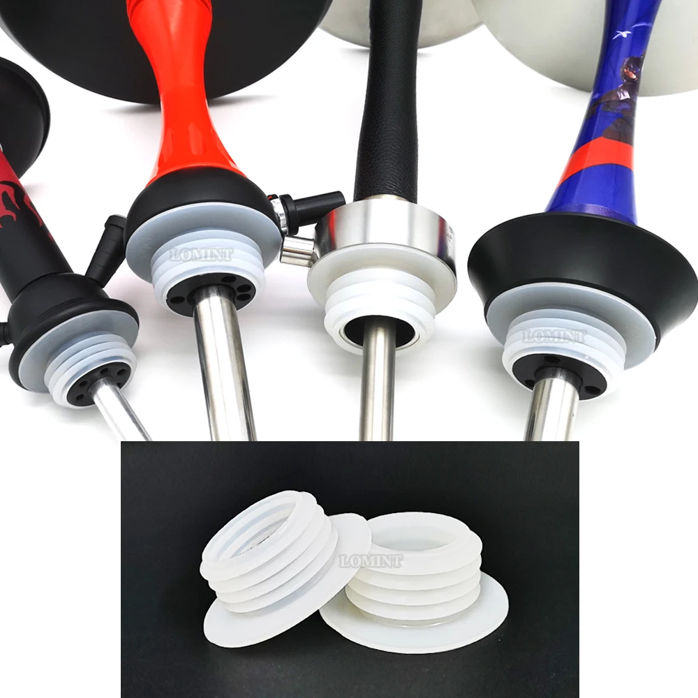 LOMINT Different Sizes Silicone Base Grommets For Hookah Shisha Glass Bottle Rubber Accessories High Quality Materials LM-G015 2