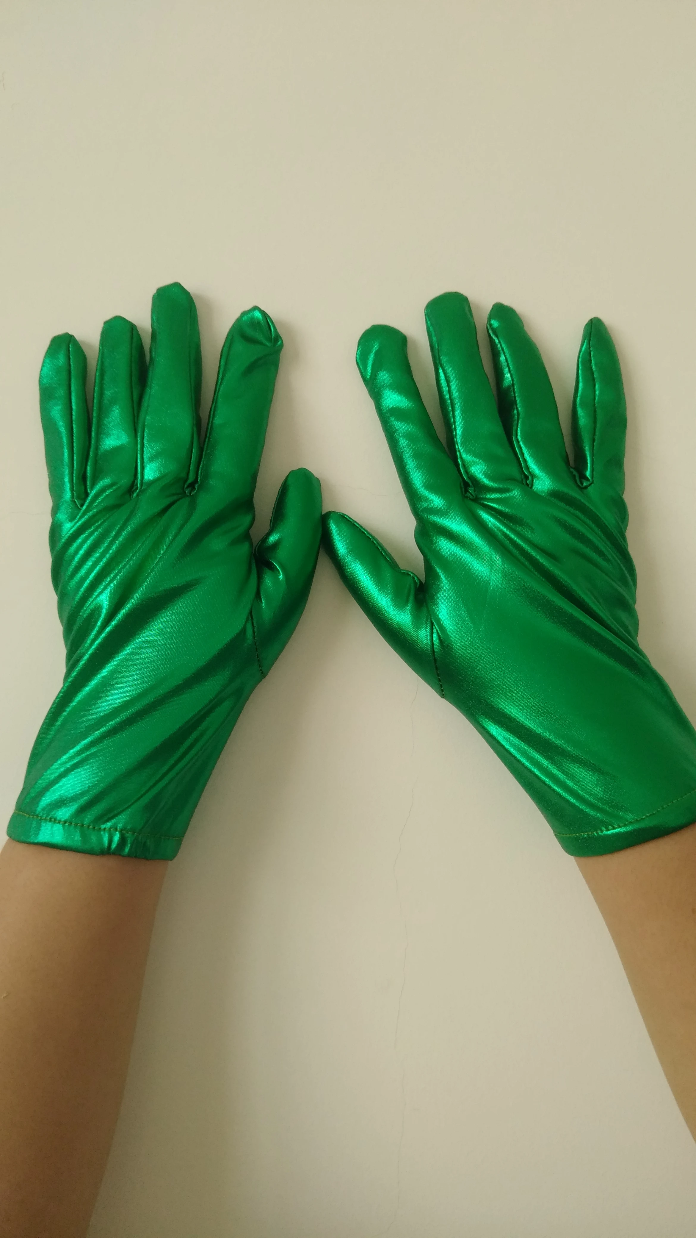 Перчатки унисекс Watermonkey Металлические Блестящие Зентаи спандекс короткие